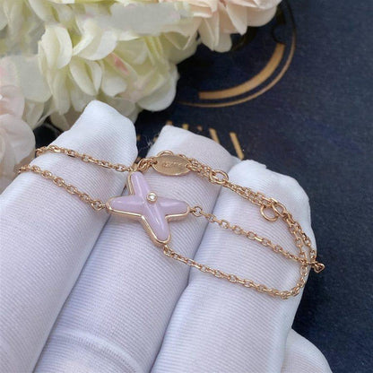 ¡®AuraJewelry¡¯JEUX BRACELET PINK MOP PINK GOLD 1 DIAMOND