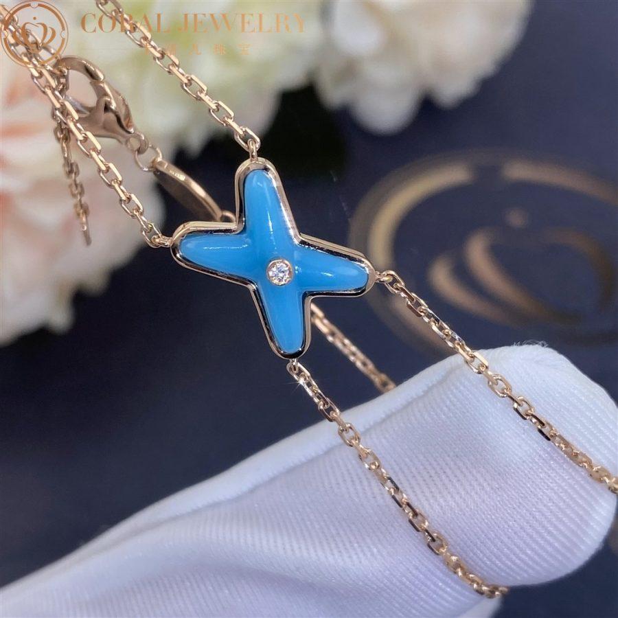 ¡®AuraJewelry¡¯JEUX BRACELET TURQUOISE PINK GOLD 1 DIAMOND