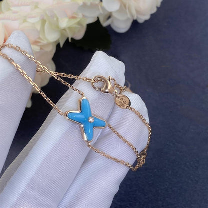 ¡®AuraJewelry¡¯JEUX BRACELET TURQUOISE PINK GOLD 1 DIAMOND