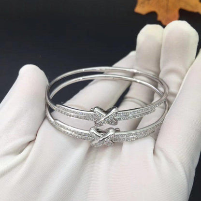 ¡®AuraJewelry¡¯JEUX DE BRACELET DIAMONDS SILVER