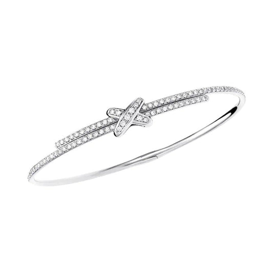 ¡®AuraJewelry¡¯JEUX DE BRACELET DIAMONDS SILVER