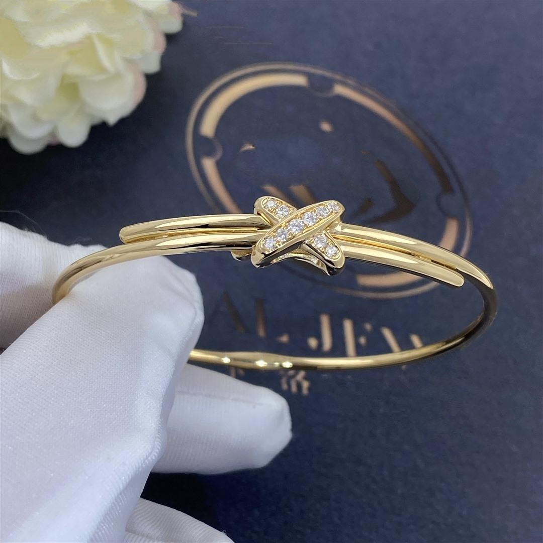 ¡®AuraJewelry¡¯JEUX DE BRACELET GOLD DIAMONDS