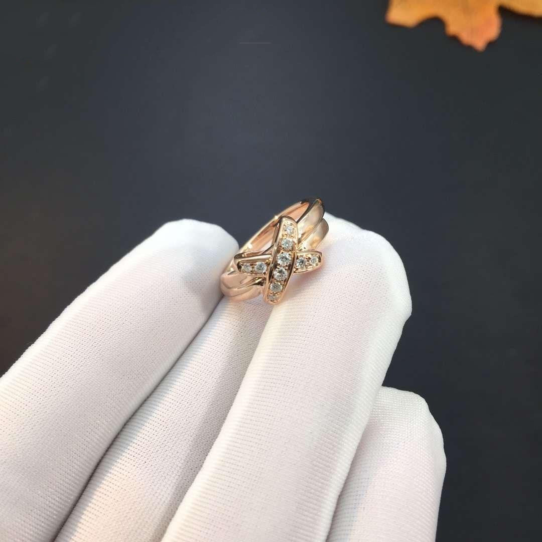 ¡®AuraJewelry¡¯JEUX DE PINK GOLD DIAMOND RING