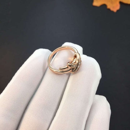 ¡®AuraJewelry¡¯JEUX DE PINK GOLD DIAMOND RING