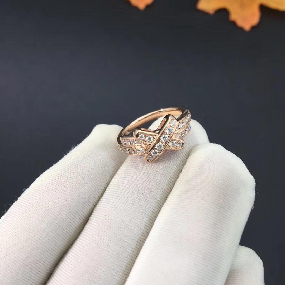 ¡®AuraJewelry¡¯JEUX DE RING PINK GOLD DIAMOND