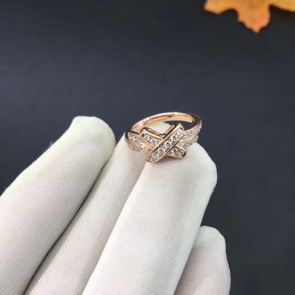 ¡®AuraJewelry¡¯JEUX DE RING PINK GOLD DIAMOND