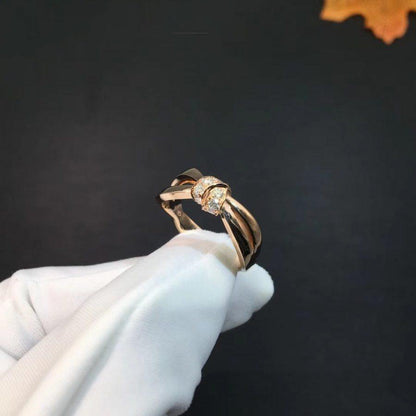¡®AuraJewelry¡¯LIENS RING PINK GOLD DIAMOND