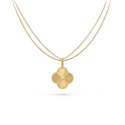 ¡®AuraJewelry¡¯CLOVER 25MM PEDANT NECKLACE GOLD
