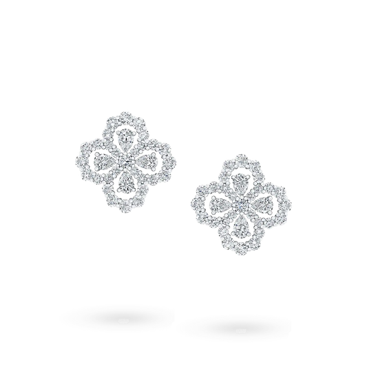 ¡®AuraJewelry¡¯LOOP EARRINGS FULL MOTIF DIAMOND 16MM