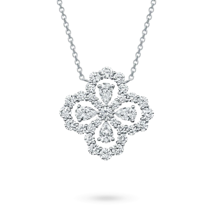 ¡®AuraJewelry¡¯LOOP NECKLACE FULL MOTIF DIAMOND 16MM MULTIPLE COLORS