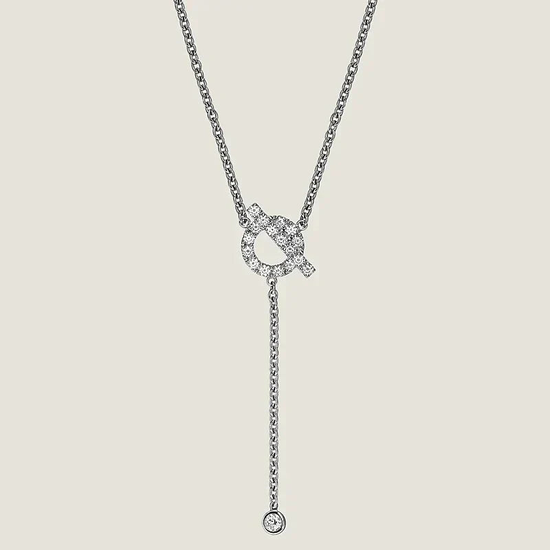 ¡®AuraJewelry¡¯FINESSE SILVER DIAMOND NECKLACE