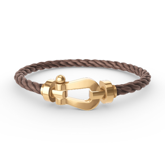 ¡®AuraJewelry¡¯FORCE LARGE HORSESHOE NO DIAMOND BRACELET GOLD
