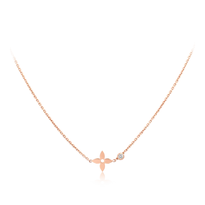 ¡®AuraJewelry¡¯BLOSSOM PENDANT PINK GOLD AND DIAMOND