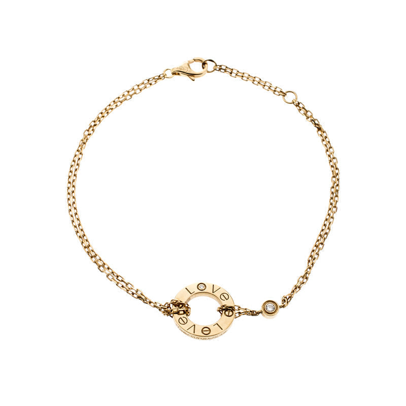 ¡®AuraJewelry¡¯LOVE BRACELET 2 DIAMOND