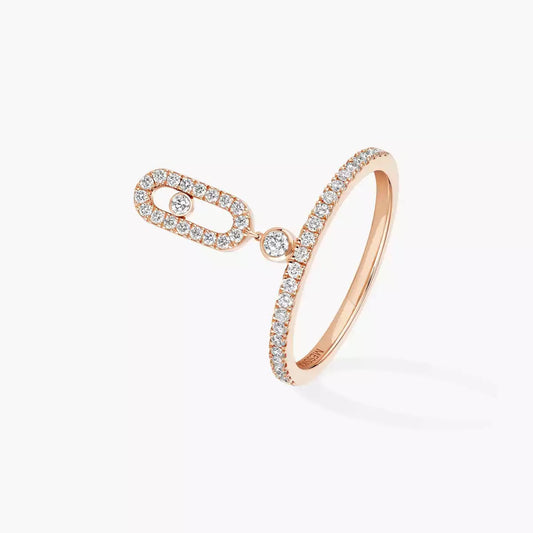 [AuraJewelry]Move Uno Diamond Ring