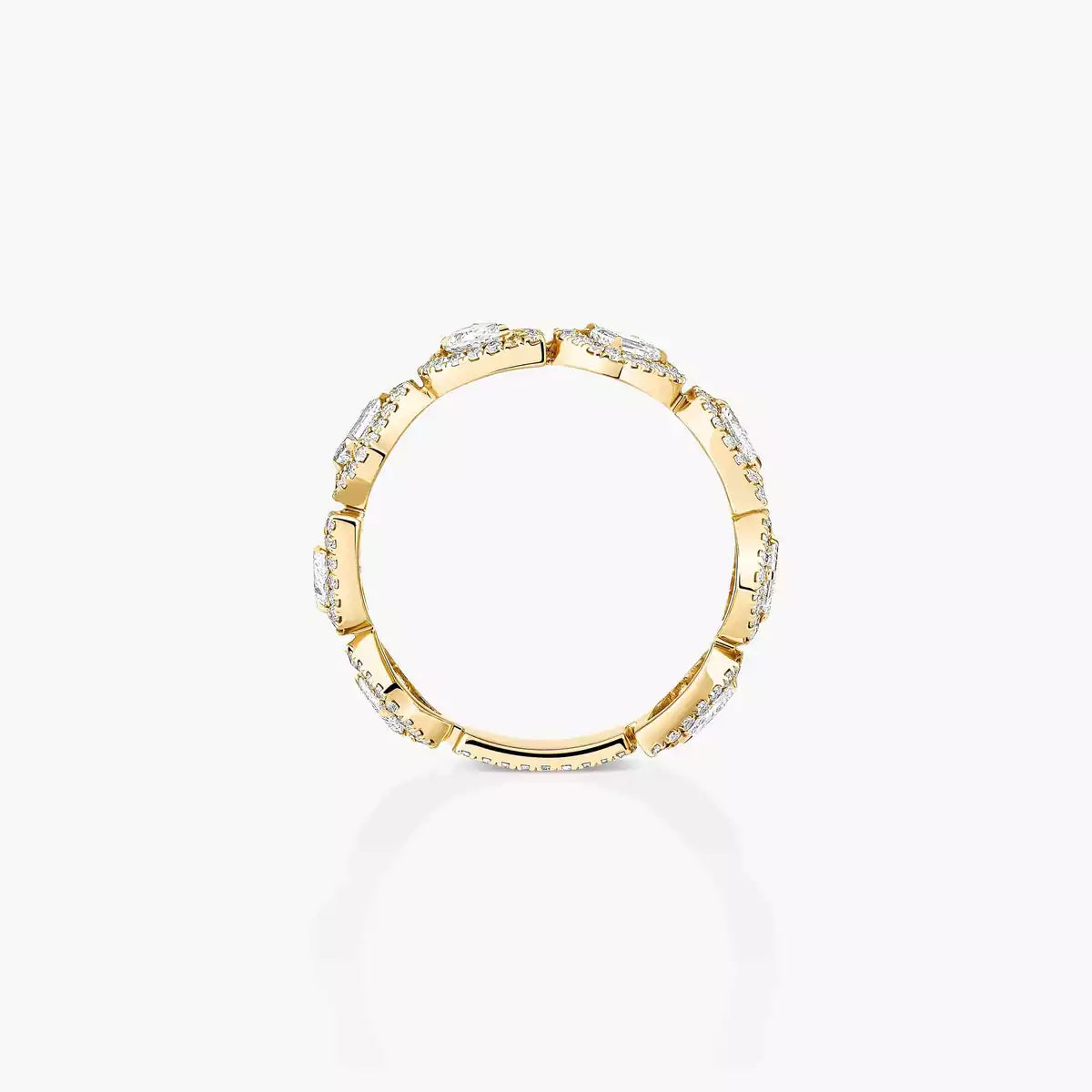 [AuraJewelry]Diamond Wedding Ring My Twin