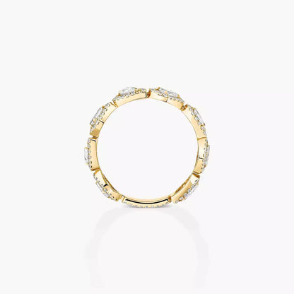 [AuraJewelry]Diamond Wedding Ring My Twin