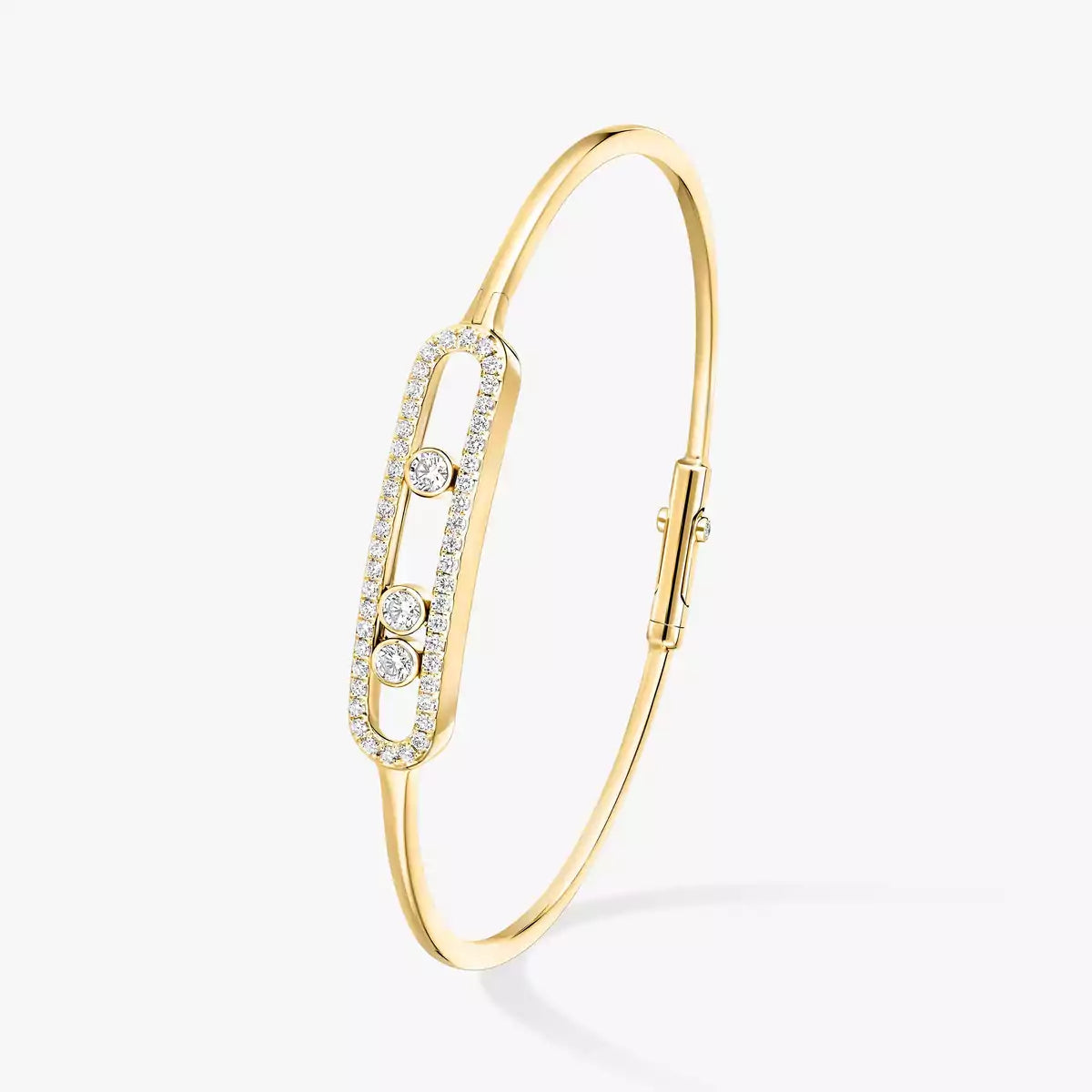 [AuraJewelry]Move Pavé Diamond Bangle Bracelet M