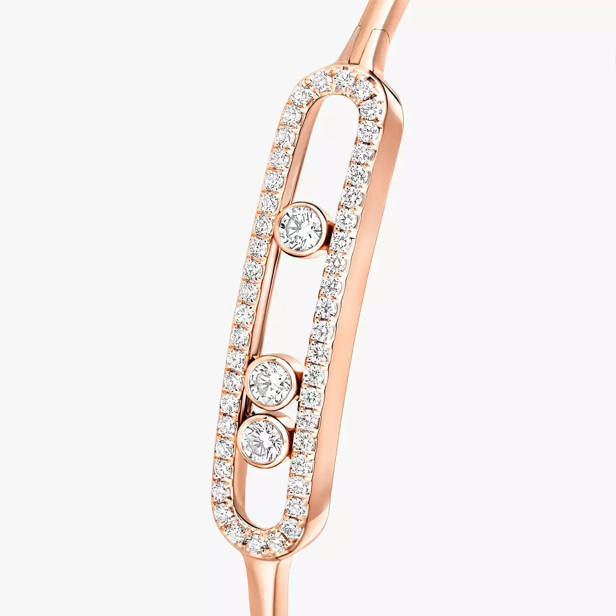 [AuraJewelry]Move Pavé Diamond Bangle Bracelet M
