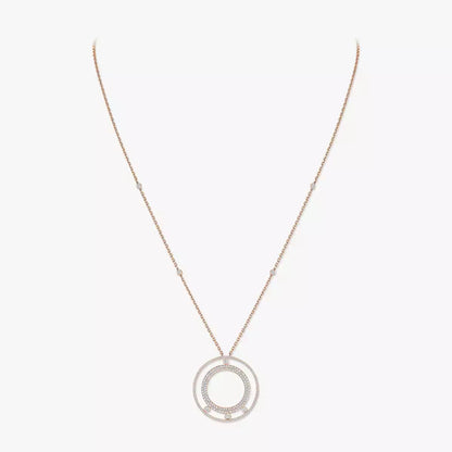 [AuraJewelry]Move Romane Long Pave_-Set Diamond Necklace