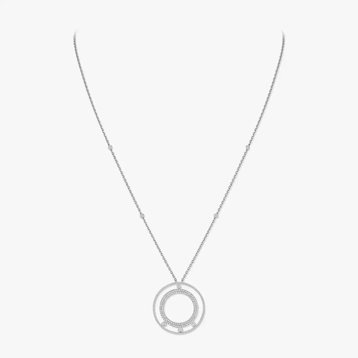[AuraJewelry]Move Romane Long Pave_-Set Diamond Necklace