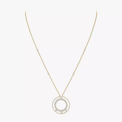 [AuraJewelry]Move Romane Long Pave_-Set Diamond Necklace