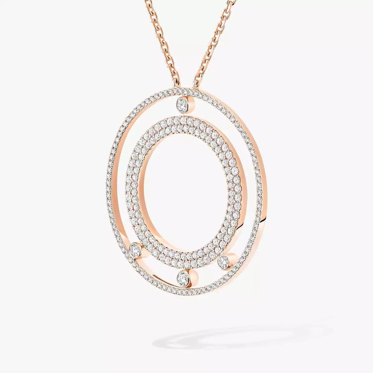 [AuraJewelry]Move Romane Long Pave_-Set Diamond Necklace