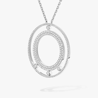 [AuraJewelry]Move Romane Long Pave_-Set Diamond Necklace