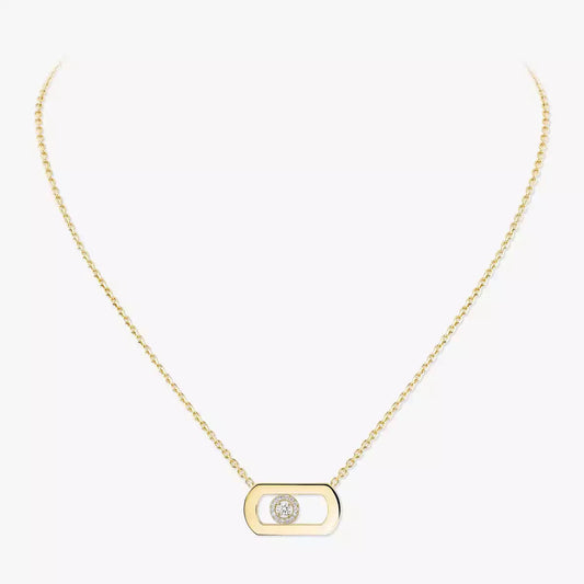 [AuraJewelry]So Move Diamond Necklace in Gold