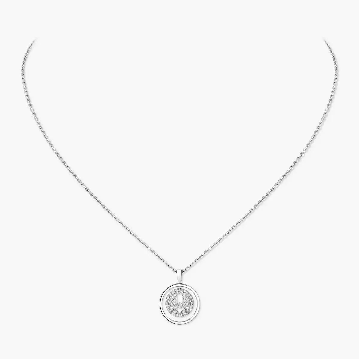 [AuraJewelry] Lucky Move Diamond Necklace