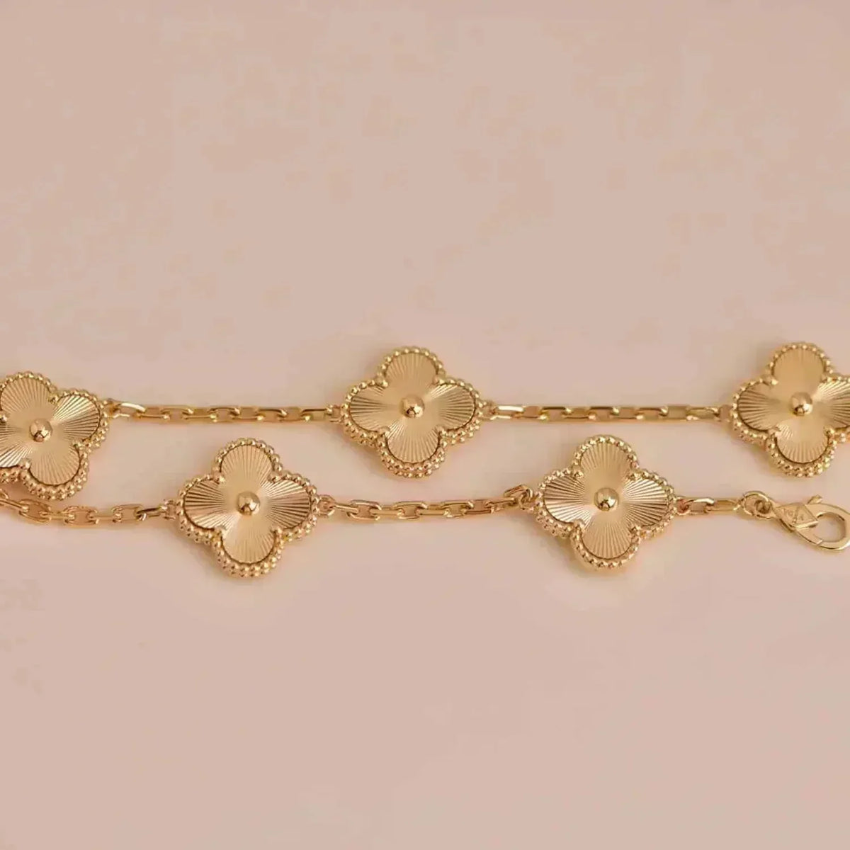 [AuraJewelry]New  CLOVER 5 MOTIF LASER BRACELET COLLECTION