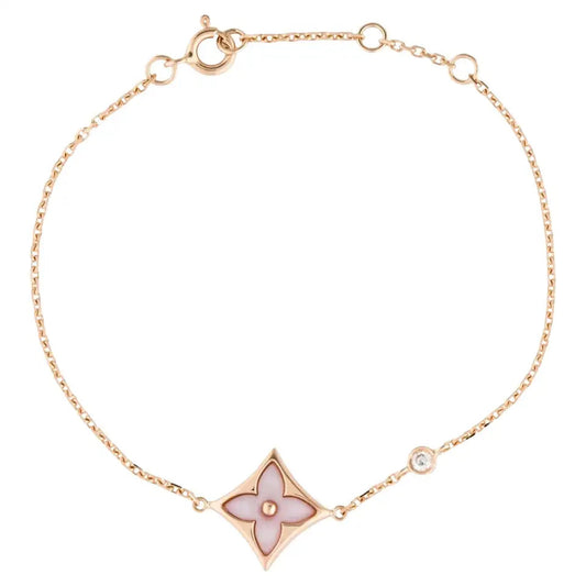 ¡®AuraJewelry¡¯STAR 1 DIAMOND PINK GOLD BRACELET