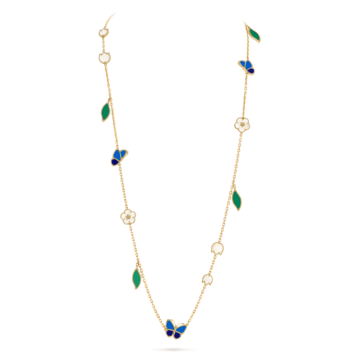 [AuraJewelry] 26 NEW CLOVER 15 MOTIFS LUCKY NECKLACE