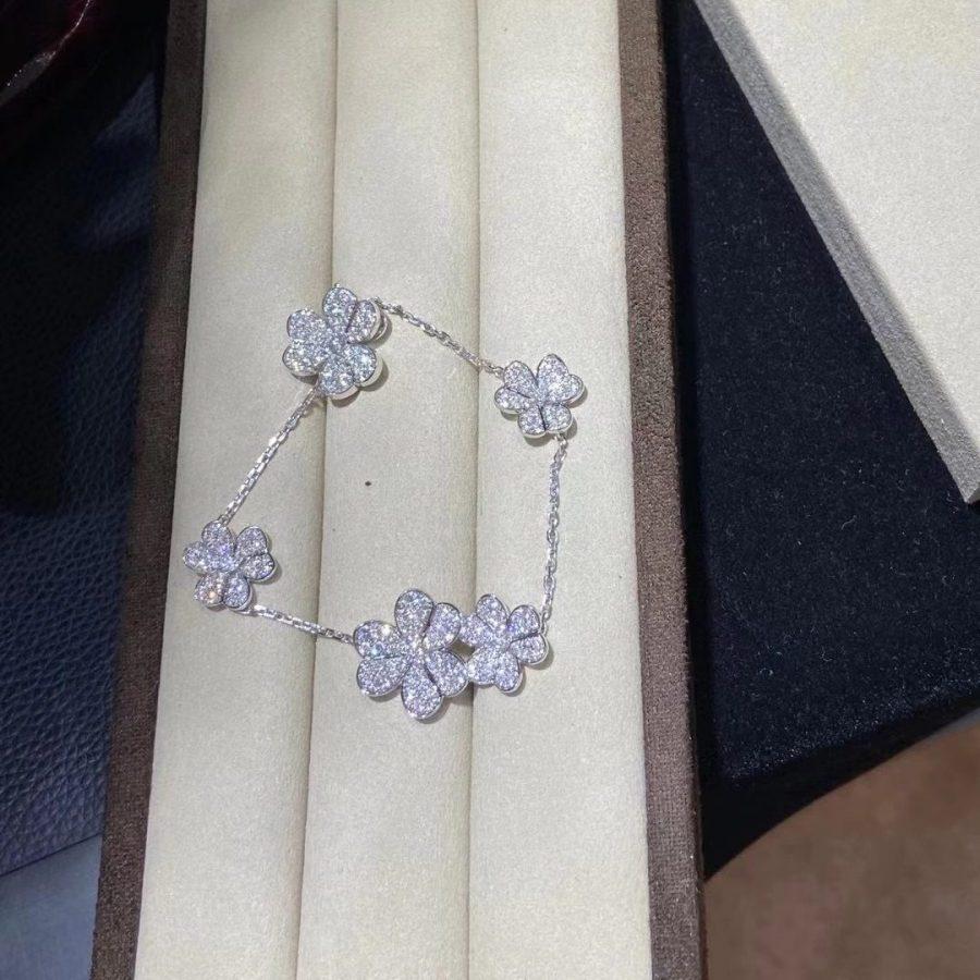 ¡®AuraJewelry¡¯FRIVOLE SILVER 5 FLOWERS BRACELET