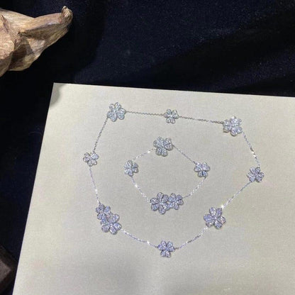 ¡®AuraJewelry¡¯FRIVOLE SILVER 5 FLOWERS BRACELET