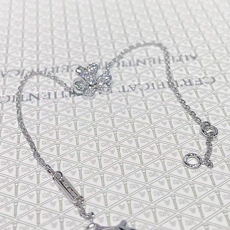 ¡®AuraJewelry¡¯FRIVOLE SILVER FLOWER DIAMOND BRACELET