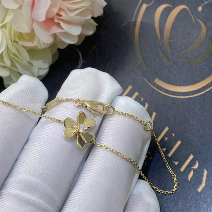 ¡®AuraJewelry¡¯FRIVOLE GOLD FLOWER PINK MALACHITE BRACELET