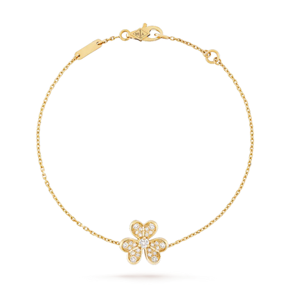 ¡®AuraJewelry¡¯FRIVOLE GOLD FLOWER DIAMOND BRACELET