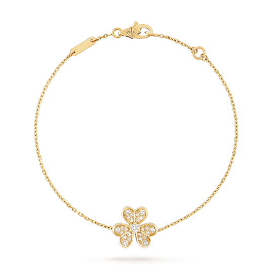 ¡®AuraJewelry¡¯FRIVOLE GOLD FLOWER DIAMOND BRACELET