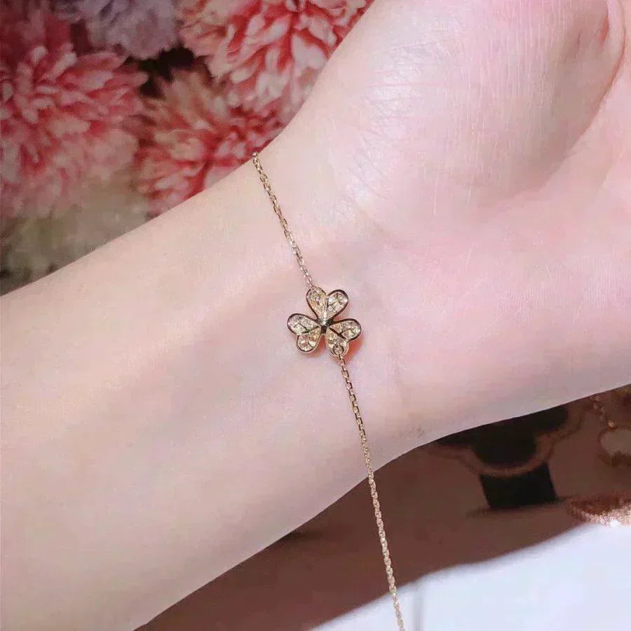 ¡®AuraJewelry¡¯FRIVOLE GOLD FLOWER DIAMOND BRACELET
