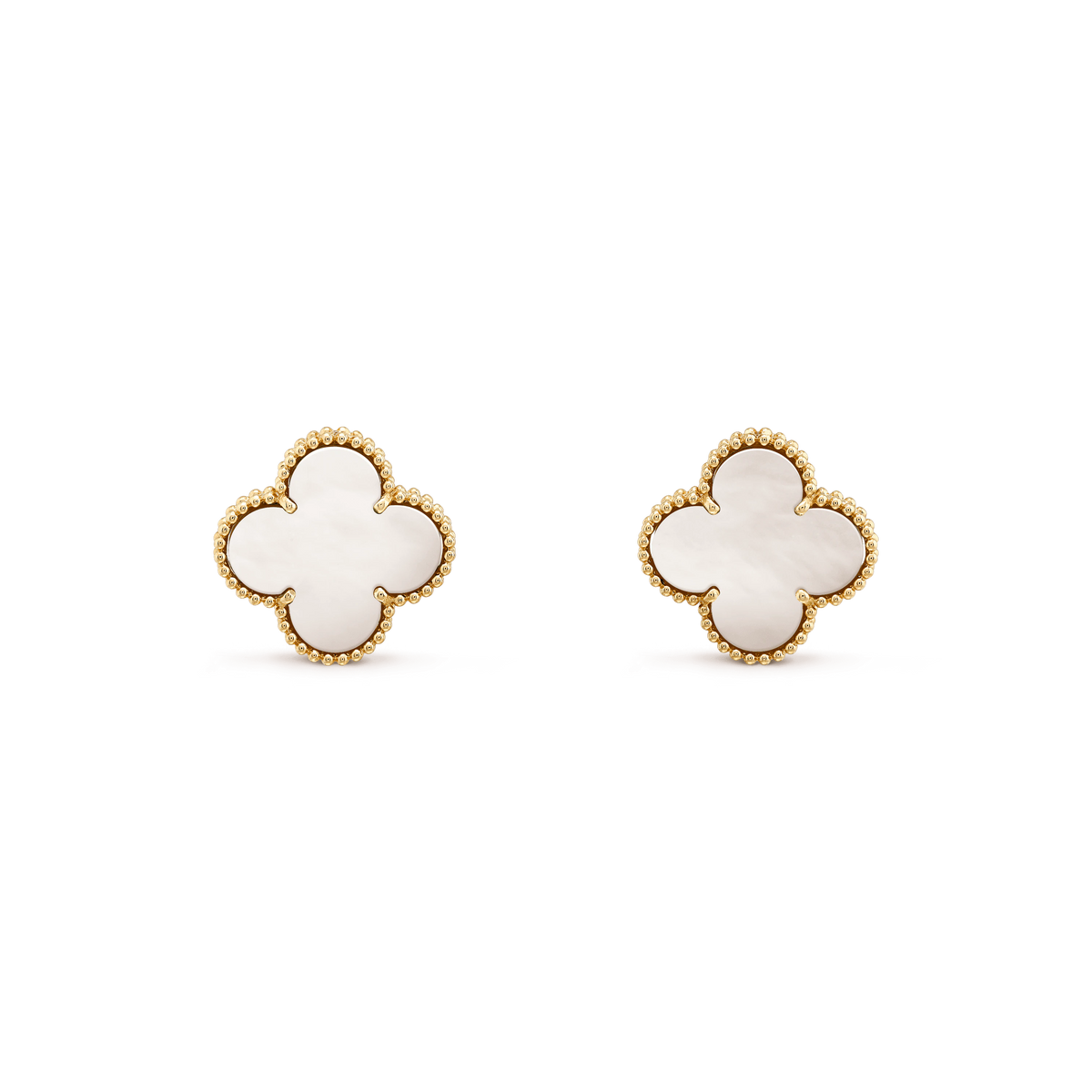 ¡®AuraJewelry¡¯CLOVER MINI GOLD EARRINGS