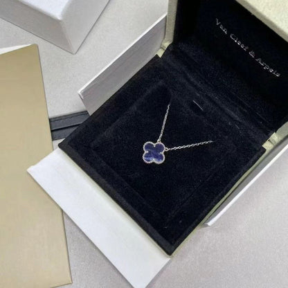 ¡®AuraJewelry¡¯CLOVER 15MM PIETERSITE NECKLACE SILVER