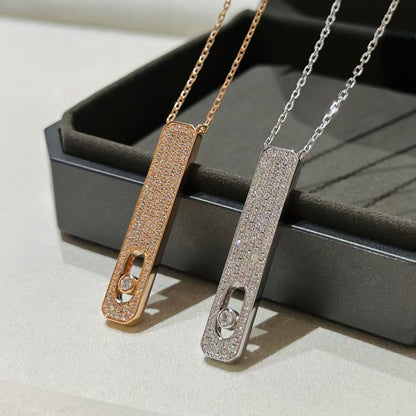 [AuraJewelry]MY FIRST DIAMOND PAVED NECKLACE