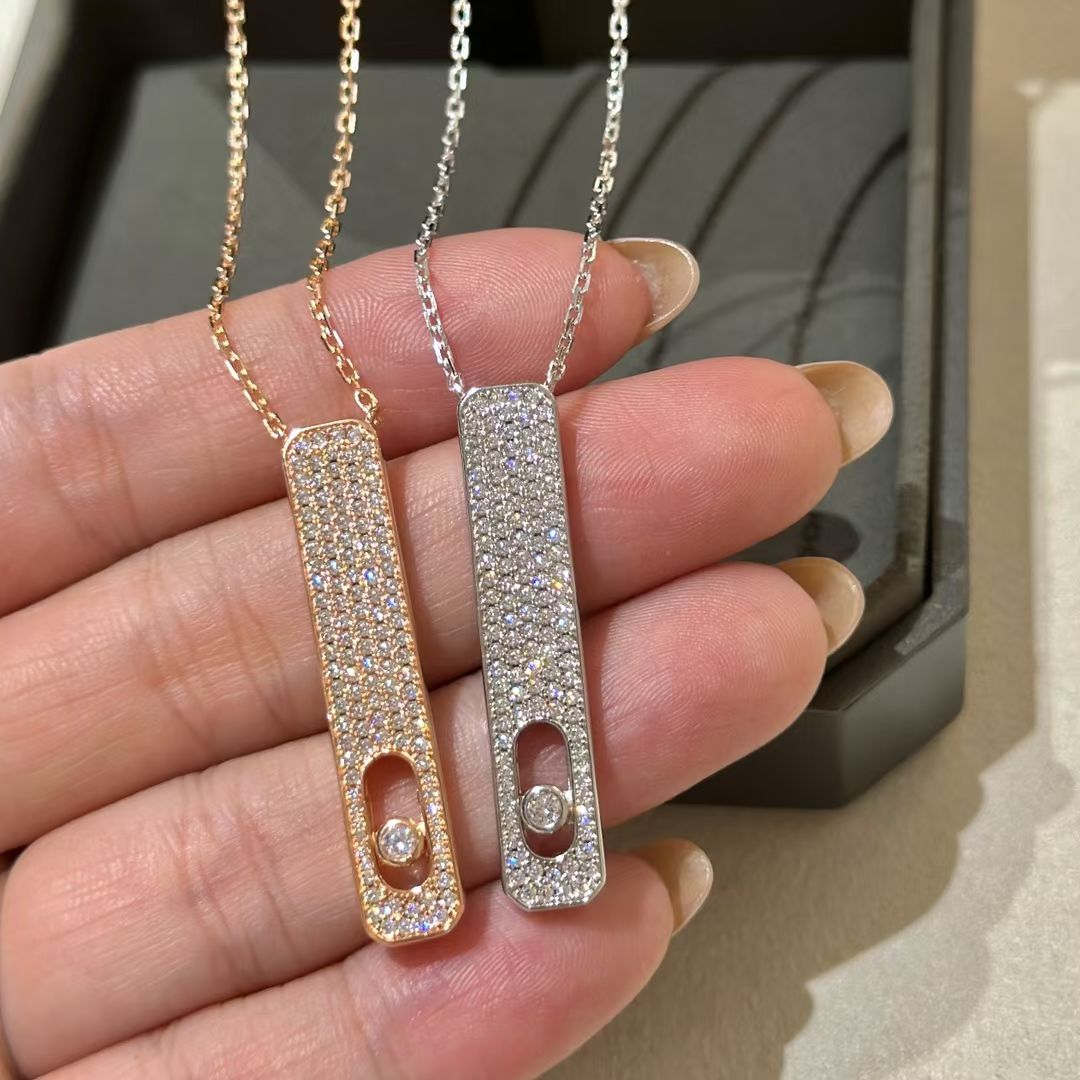 [AuraJewelry]MY FIRST DIAMOND PAVED NECKLACE
