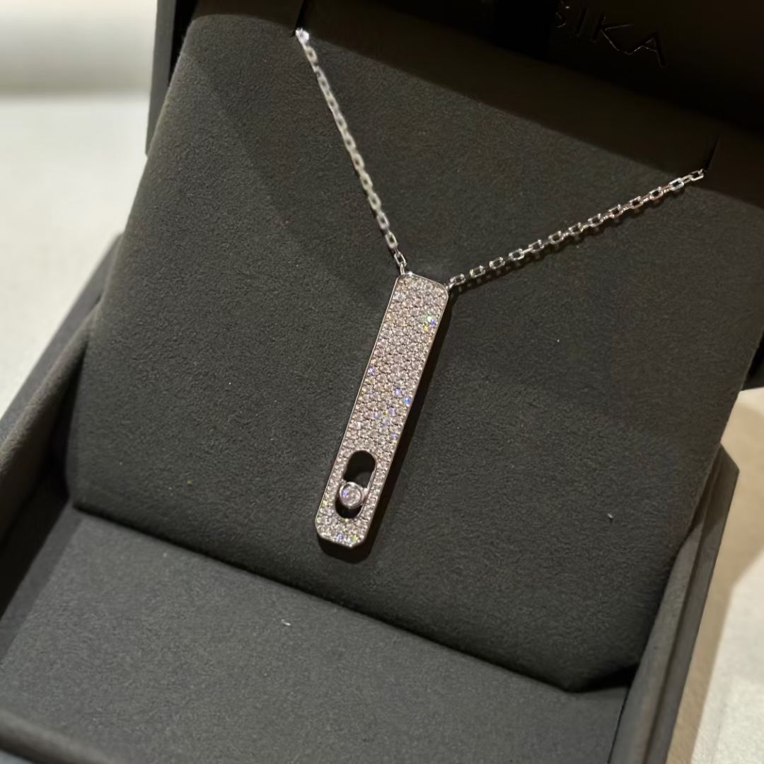 [AuraJewelry]MY FIRST DIAMOND PAVED NECKLACE