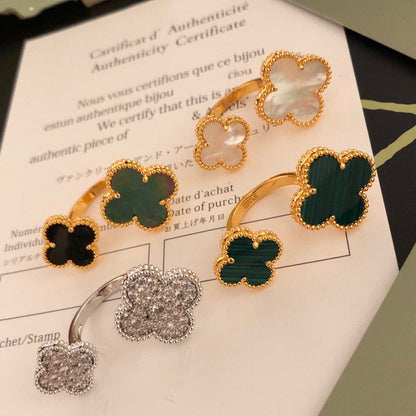 ¡®AuraJewelry¡¯CLOVER BETWEEN THE FINGER RING