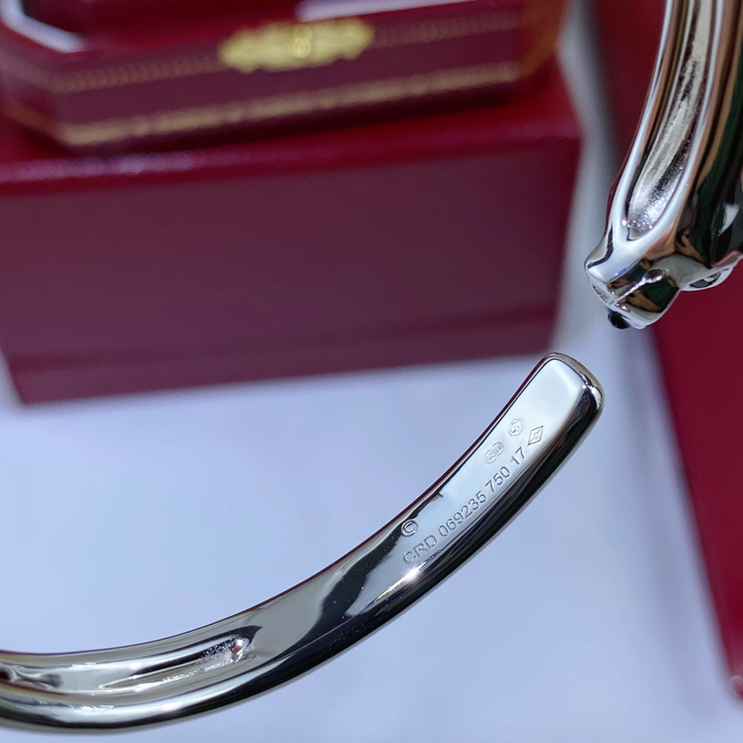 ¡®AuraJewelry¡¯PANTHERE SILVER OPEN BRACELET