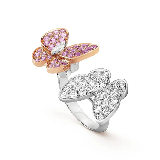 ¡®AuraJewelry¡¯TWIN BUTTERFLY DIAMOND RING